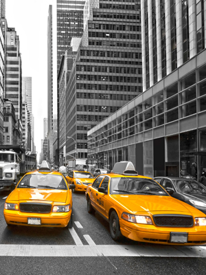 Fototapeta Taksówki